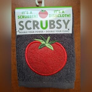 Scrubsy Dish Towel Gray Tomato By MU Kitchen